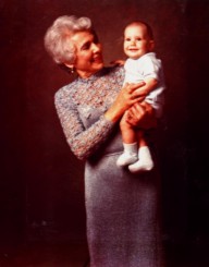 Toby and her grandson Dani Goldstein (ABT 1973)